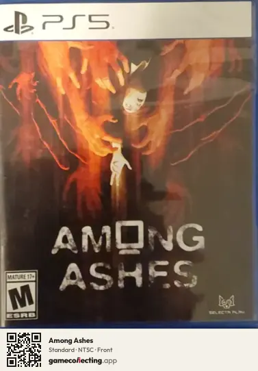 Among Ashes PlayStation 5, NTSC box front