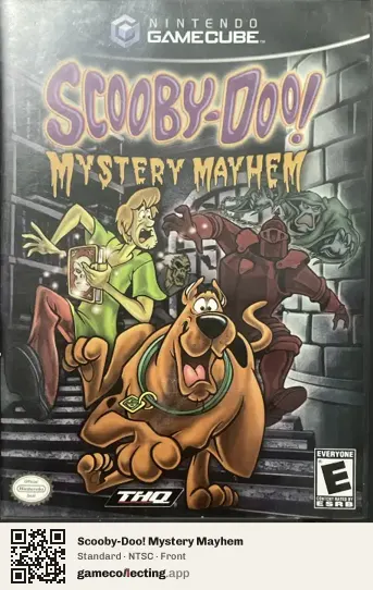 Scooby-Doo! Mystery Mayhem Nintendo GameCube, NTSC box front