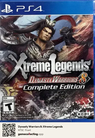 Dynasty Warriors 8: Xtreme Legends PlayStation 4, NTSC box front
