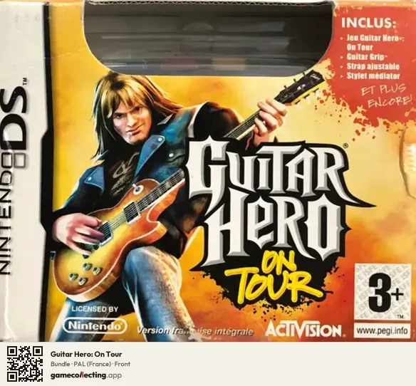 Guitar Hero: On Tour Nintendo DS, France box front