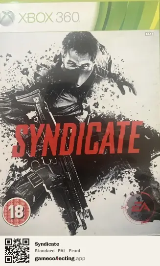 Syndicate Xbox 360, PAL box front