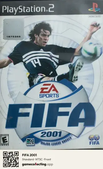 FIFA 2001 PlayStation 2, NTSC box front