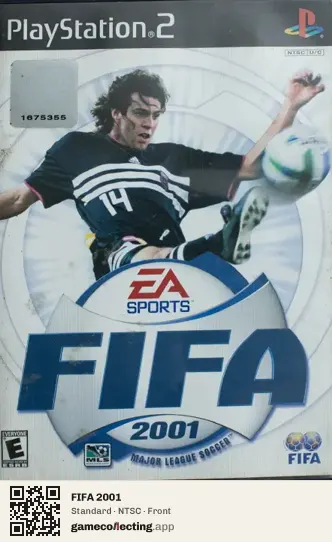 FIFA 2001 PlayStation 2, NTSC box front