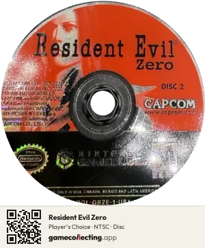 Resident Evil Zero Nintendo GameCube, NTSC disc
