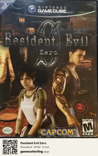 Resident Evil Zero Nintendo GameCube, NTSC box front