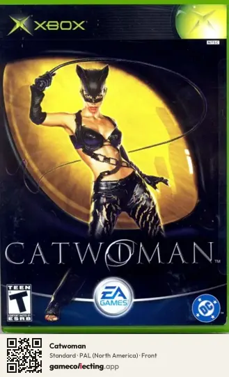 Catwoman Xbox, North America box front