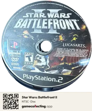 Star Wars: Battlefront II PlayStation 2, NTSC disc