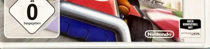 Mario Kart 7, the USK square on its front