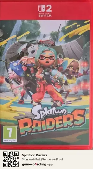 Splatoon Raiders Nintendo Switch 2, Germany box front