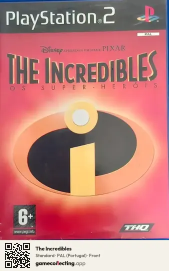 The Incredibles PlayStation 2, Portugal box front