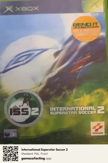 International Superstar Soccer 2 Xbox, PAL box front