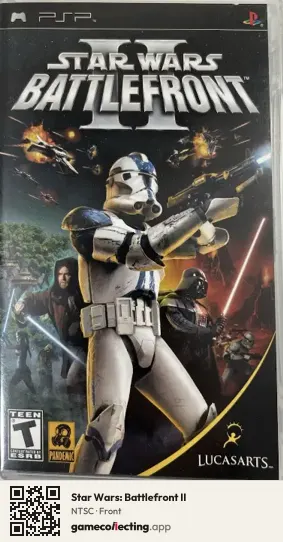 Star Wars: Battlefront II PlayStation Portable, NTSC box front
