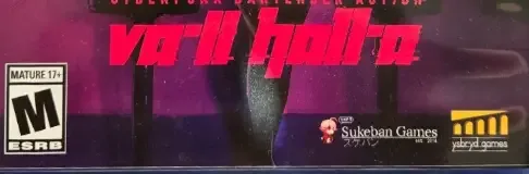 VA-11 Hall-A: Cyberpunk Bartender Action, the ESRB box on its front