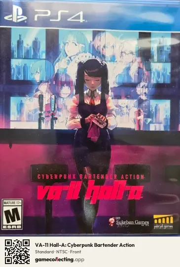 VA-11 Hall-A: Cyberpunk Bartender Action PlayStation 4, NTSC box front