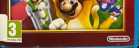 Super Mario 3D World, the PEGI square on its front