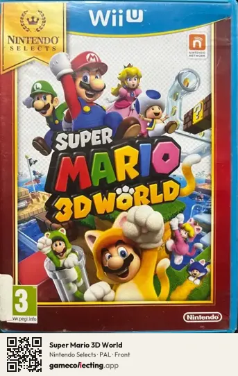 Super Mario 3D World Nintendo Wii U, PAL box front