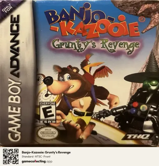 Banjo-Kazooie: Grunty's Revenge Game Boy Advance, NTSC box front