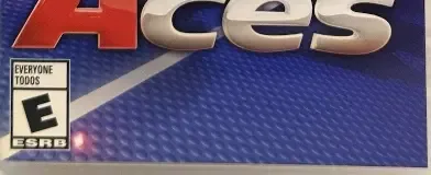 Mario Tennis Aces, the ESRB box on its front