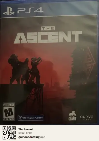 The Ascent PlayStation 4, NTSC box front