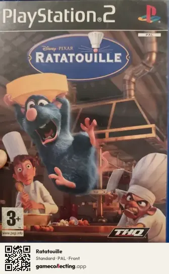 Ratatouille PlayStation 2, PAL box front