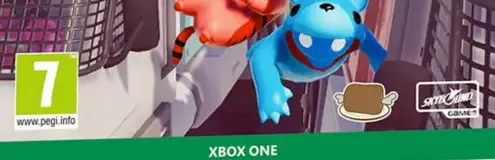 Gang Beasts, the PEGI square on its front