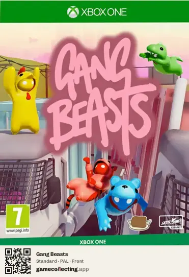 Gang Beasts Xbox One, PAL box front