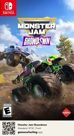 Monster Jam Showdown Nintendo Switch, NTSC box front