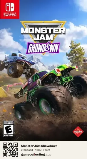 Monster Jam Showdown Nintendo Switch, NTSC box front