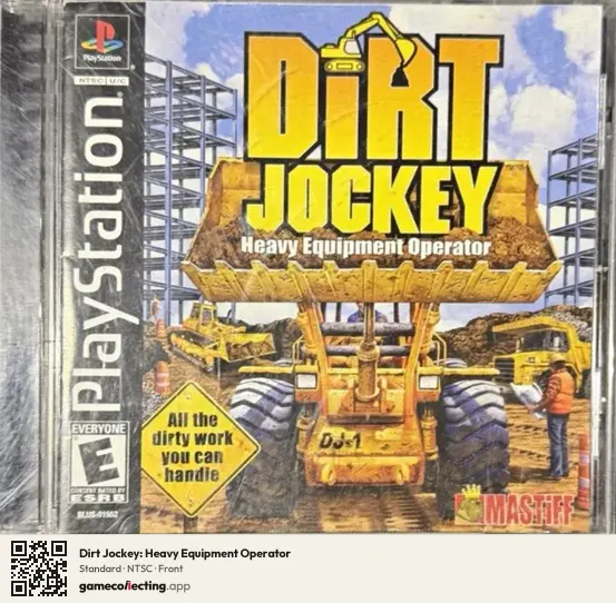 Dirt Jockey: Heavy Equipment Operator PlayStation, NTSC box front