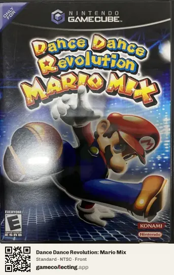 Dance Dance Revolution: Mario Mix Nintendo GameCube, NTSC box front