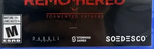 Remothered: Tormented Fathers, the ESRB box on its front