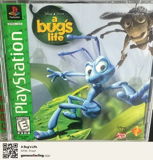 A Bug's Life PlayStation, NTSC box front
