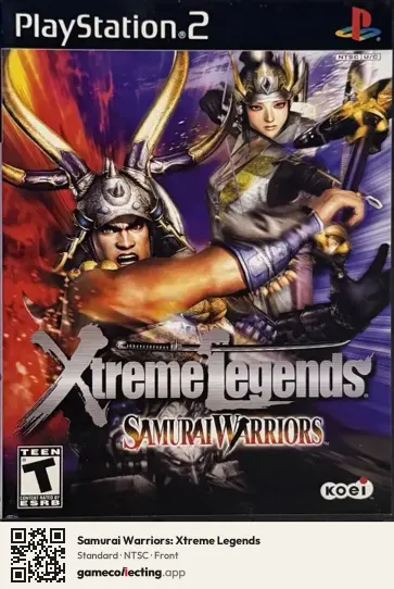 Samurai Warriors: Xtreme Legends PlayStation 2, NTSC box front