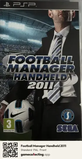 Football Manager Handheld 2011 PlayStation Portable, PAL box front