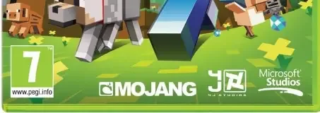Minecraft: Xbox 360 Edition, the PEGI square on its front