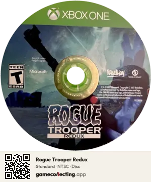 Rogue Trooper Redux Xbox One, NTSC disc