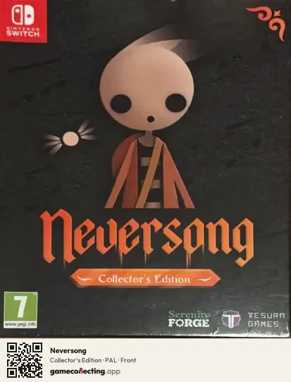 Neversong Nintendo Switch, PAL box front