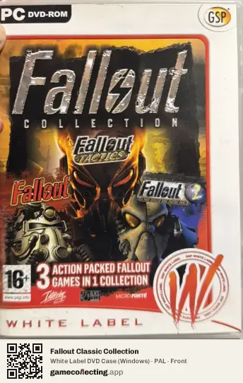 Fallout Classic Collection Computer, PAL box front