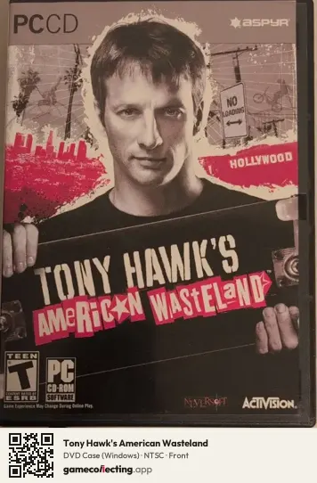 Tony Hawk's American Wasteland Computer, NTSC box front
