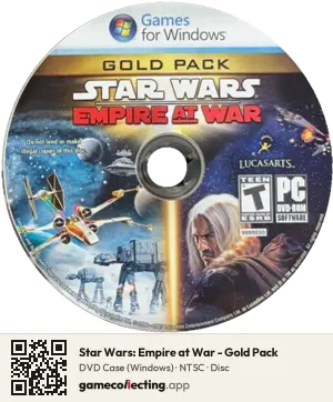 Star Wars: Empire at War - Gold Pack Computer, NTSC disc