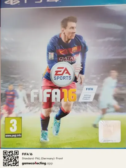 FIFA 16 PlayStation 4, Germany box front