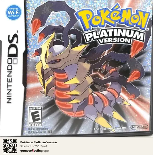 Pokémon Platinum Version Nintendo DS, NTSC box front