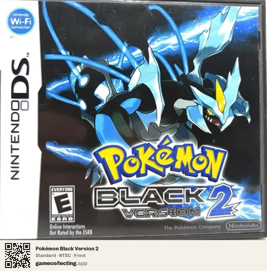Pokémon Black Version 2 Nintendo DS, NTSC box front