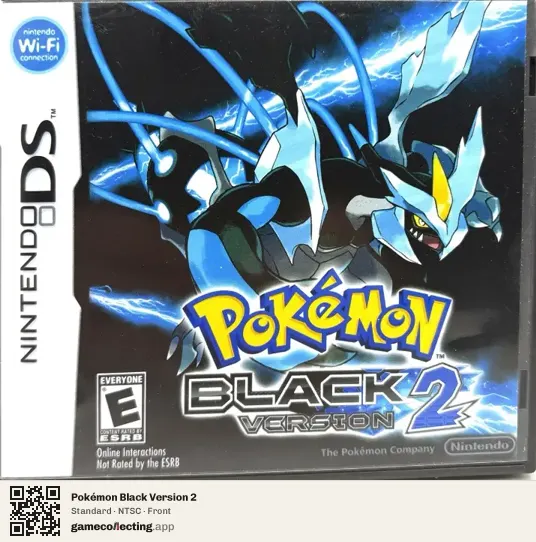 Pokémon Black Version 2 Nintendo DS, NTSC box front