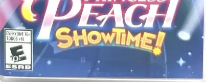 Princess Peach: Showtime!, the ESRB box on its front