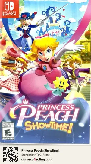 Princess Peach: Showtime! Nintendo Switch, NTSC box front