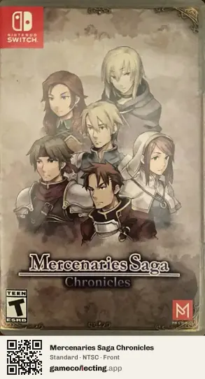 Mercenaries Saga Chronicles Nintendo Switch, NTSC box front