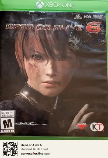 Dead or Alive 6 Xbox One, NTSC box front