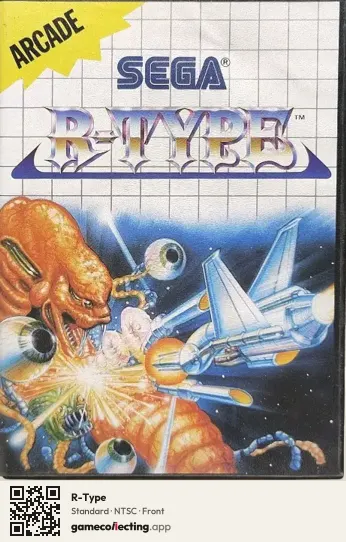 R-Type Sega Master System, NTSC box front
