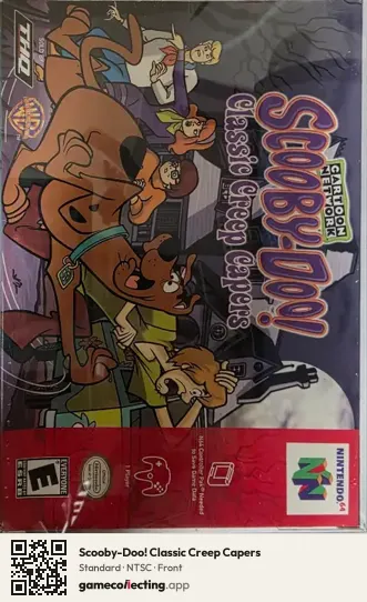 Scooby-Doo! Classic Creep Capers Nintendo 64, NTSC box front
